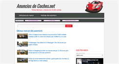Desktop Screenshot of anunciosdecoches.net